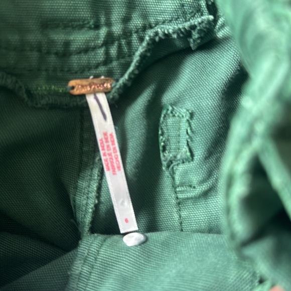 Free People Green Crop Pants size 6 - Picture 5 of 5